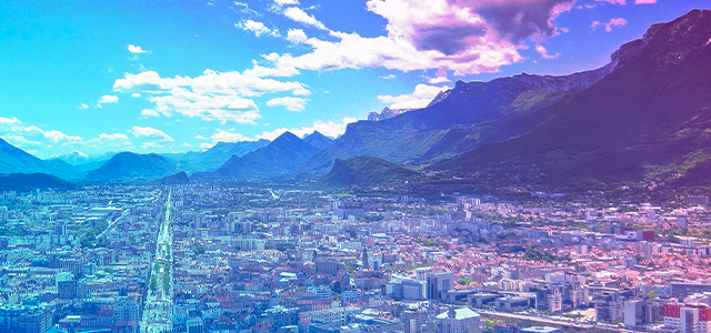 Grenoble cityscape